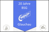 BSG Empor Glauchau Jubil&auml;um 20 Jahre Wimpel