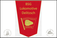 BSG Lokomotive Delitzsch Wimpel neuerer