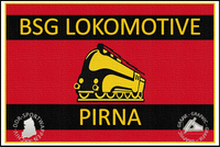 BSG Lokomotive Pirna Fahne