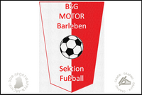 BSG Motor Barleben Wimpel Sektion Fu&szlig;ball