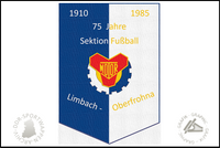 BSG Motor Limbach Oberfrohna Wimpel Sektion Fussball Jubil&auml;um