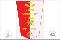 BSG Motor Schm&ouml;lln Wimpel Sektion Fussball Jubil&auml;um 70 Jahre